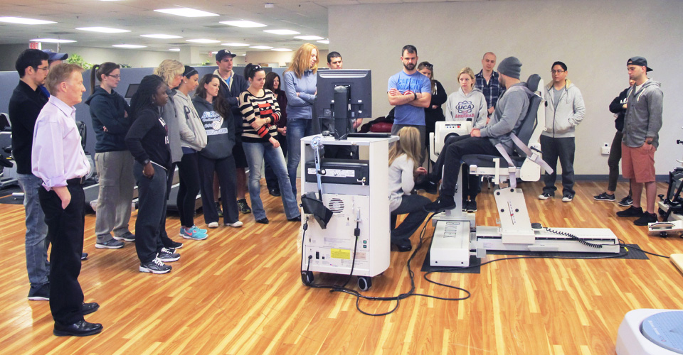 Biodex Medical Systems, Inc. hosts physical therapy students from local college